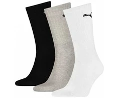 Puma Kojinės Sport Crew Baltas Juodas Pilkas