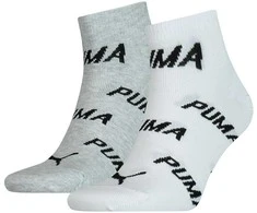Puma Kojinės Unisex Bwt Baltas Pilkas 907948 02