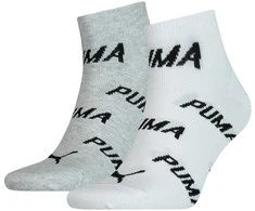 Puma Kojinės Unisex Bwt Baltas Pilkas 907948 02