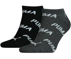 Puma Kojinės Unisex Bwt Juodas Pilkas 907947 01