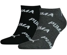 Puma Kojinės Unisex Bwt Juodas Pilkas 907947 01