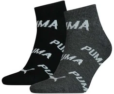 Puma Kojinės Unisex Bwt Juodas Pilkas 907948 01