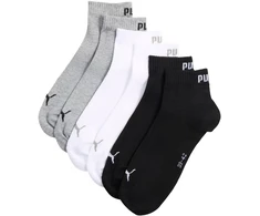 Puma Kojinės Unisex Quarter Baltas Gray Balck 938589 17