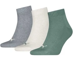 Puma Kojinės Unisex Quarter rusvai gelsvas Pilkas Žalias 938589 19