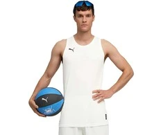 Puma Krepšinio Marškinėliai Vyrams TeamJaws Starter Jersey Baltas 685363 02