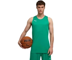 Puma Krepšinio Marškinėliai Vyrams TeamJaws Starter Jersey Žalias 685363 10