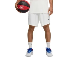 Puma Krepšinio Šortai Vyrams TeamJaws Starter Baltas 685364 02