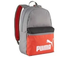 Puma Kuprinė Phase Color Block Backpack Pilkas Raudona 091175 02