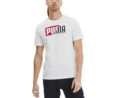 Puma Marškinėliai Flock Graphic Tee Baltas