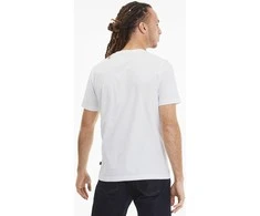 Puma Marškinėliai Flock Graphic Tee Baltas