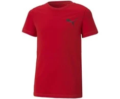 Puma Marškinėliai Paaugliams Active Small Logo Raudona 586980 11