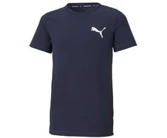 Puma Marškinėliai Paaugliams Active Small Logo Navy 586980 06