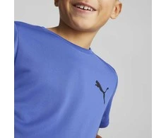 Puma Marškinėliai Paaugliams Active Small Logo Mėlyna 586980 92