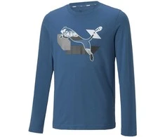 Puma Marškinėliai Paaugliams Alpha Longsleeve Tee Mėlyna 670103 17