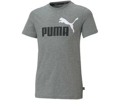Puma Marškinėliai Paaugliams Ess+ 2 Col Logo Tee Pilkas 586985 03