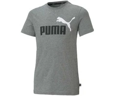 Puma Marškinėliai Paaugliams Ess+ 2 Col Logo Tee Pilkas 586985 03