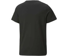 Puma Marškinėliai Paaugliams Ess+ 2 Col Logo Tee Juodas 586985 91