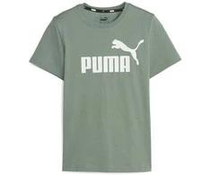 Puma Marškinėliai Paaugliams Ess Logo Tee Žalias 586960 45