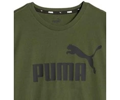 Puma Marškinėliai Paaugliams Ess Logo Tee Khaki 586960 31