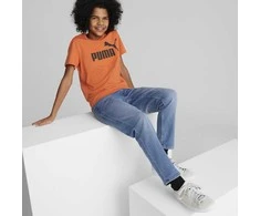 Puma Marškinėliai Paaugliams Ess Logo Tee Oranžinis 586960 94