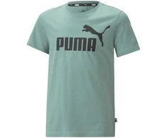 Puma Marškinėliai Paaugliams Ess Logo Tee Žalias 586960 84