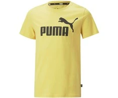 Puma Marškinėliai Paaugliams Ess Logo Tee Geltona 586960 43