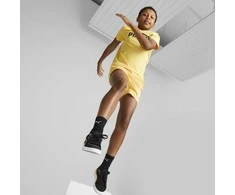 Puma Marškinėliai Paaugliams Ess Logo Tee Geltona 586960 43