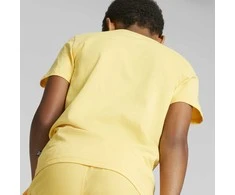Puma Marškinėliai Paaugliams Ess Logo Tee Geltona 586960 43