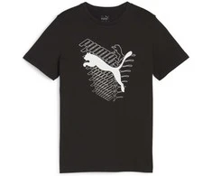 Puma Marškinėliai Paaugliams Graphics Cat Tee Juodas 680297 01
