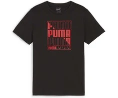 Puma Marškinėliai Paaugliams Graphics Wor Tee Juodas 680298 01