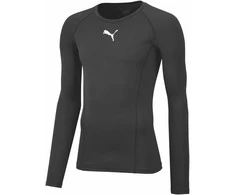 Puma Marškinėliai Paaugliams Liga Baselayer Tee Juodas 655921 03