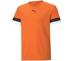 Puma Marškinėliai Paaugliams TeamRise Jersey Oranžinis Baltas Juodas 704938 08