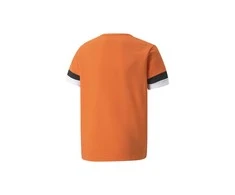 Puma Marškinėliai Paaugliams TeamRise Jersey Oranžinis Baltas Juodas 704938 08