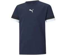 Puma Marškinėliai Paaugliams TeamRise Jersey Jr Navy 704938 06