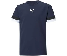 Puma Marškinėliai Paaugliams TeamRise Jersey Jr Navy 704938 06