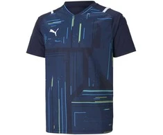 Puma Marškinėliai Paaugliams TeamUltimate Jersey Jr Mėlyna 705078 06
