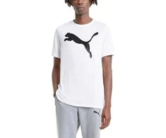 Puma Marškinėliai Vyrams Active Big Logo T Baltas 586724 02