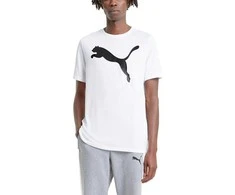 Puma Marškinėliai Vyrams Active Big Logo T Baltas 586724 02