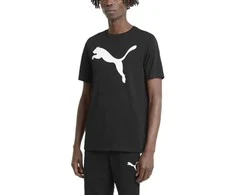 Puma Marškinėliai Vyrams Active Big Logo T Juodas