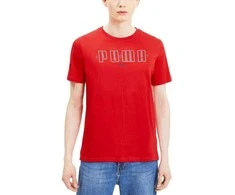 Puma Marškinėliai Vyrams Brand Tee High Risk Raudona
