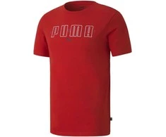 Puma Marškinėliai Vyrams Brand Tee High Risk Raudona