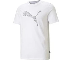 Puma Marškinėliai Vyrams Cat Basic Tee Baltas