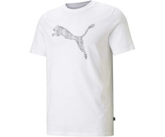 Puma Marškinėliai Vyrams Cat Basic Tee Baltas