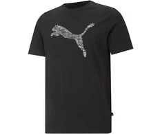 Puma Marškinėliai Vyrams Cat Basic Tee Juodas