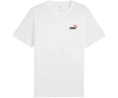 Puma Marškinėliai Vyrams Ess 2 Color Small No. 1 Logo Tee Baltas 684717 02