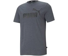 Puma Marškinėliai Vyrams Ess Heather Tee Mėlyna