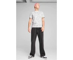 Puma Marškinėliai Vyrams Ess Logo Lab Aop Tee Baltas Pilkas 684668 02