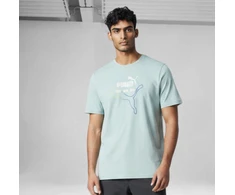 Puma Marškinėliai Vyrams Ess Logo Lab Summer Tee Light Mėlyna 692031 48