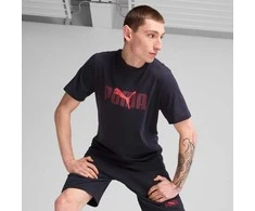 Puma Marškinėliai Vyrams Ess Logo Lab Tee Juodas 684667 16