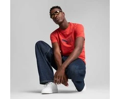 Puma Marškinėliai Vyrams Ess Logo Lab Tee Raudona 684667 15